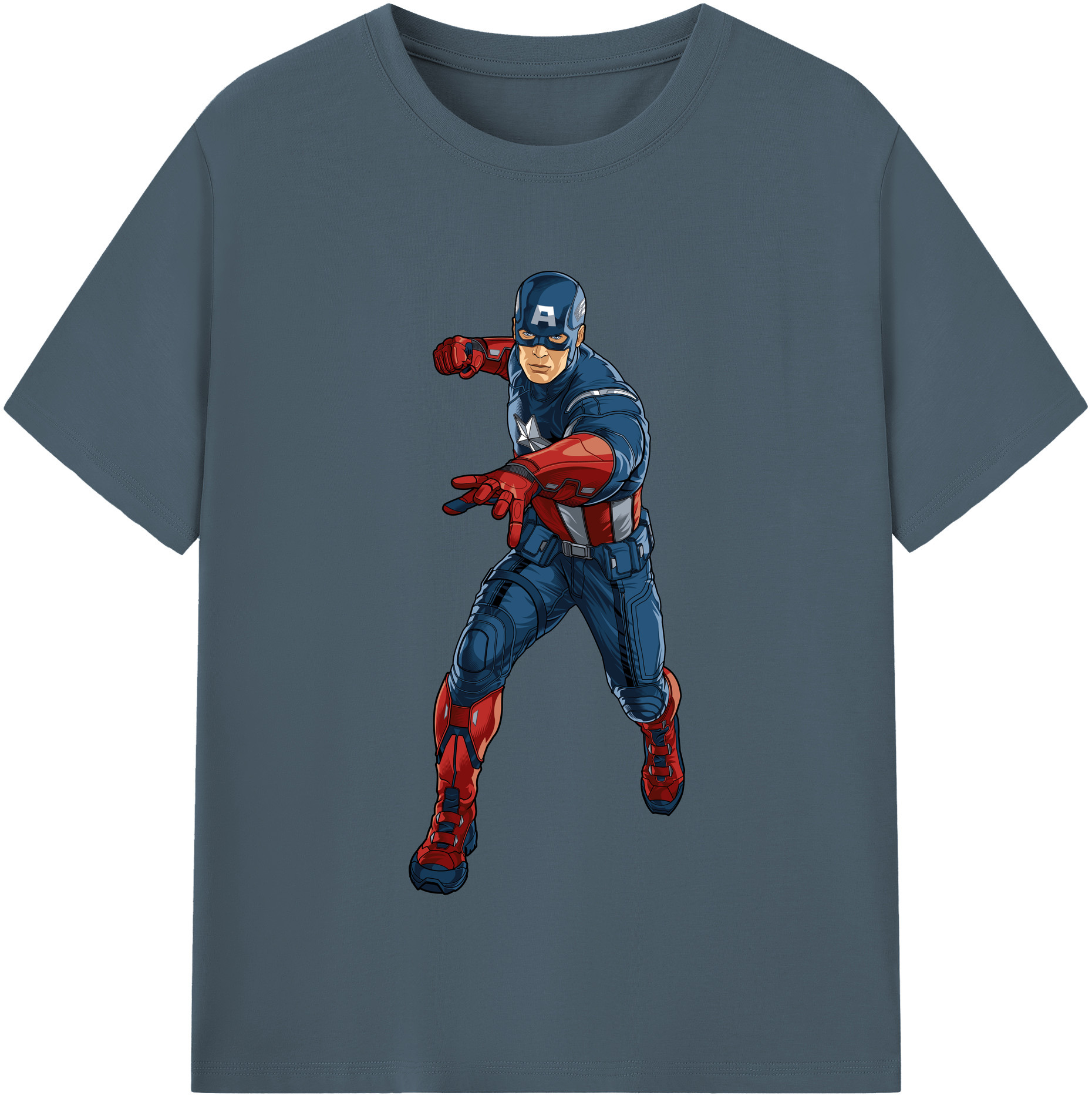（画像用） アベンジャーズ The Avengers 綿100％半袖Tシャツ（フロントプリント）